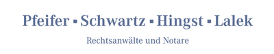 Logo Pfeifer Schwartz Hingst Lalek Rechtsanwälte und Notare